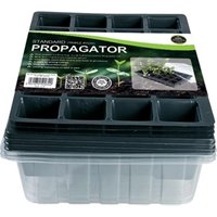 Garland Standard Propagator Triple Pack (Contains 3 x Seed Tray, 24 cell Inserts, Lids)
