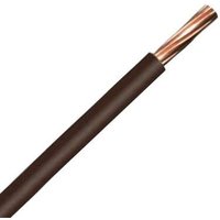 Zexum Brown 2.5mm 7 Strand 24A Single Core 6491B LSZH (Low Smoke Zero Halogen) Round Power Insulated Conduit Wire - 1 Meter