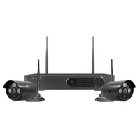 ESP 4 Channel 500GB NVR with 2 x 2MP Black Bullet Cameras