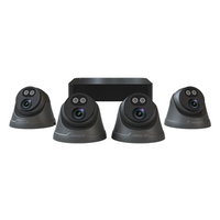 ESP Rekor IP PoE 2MP 4 Channel 4 Dome Camera Kit 1TB - Grey