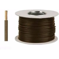 Zexum Brown 6mm 7 Strand 46A Single Core 6491B LSZH (Low Smoke Zero Halogen) Round Power Insulated Conduit Wire - 5 Meter