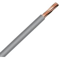 Zexum Grey 6mm 7 Strand 46A Single Core 6491B LSZH (Low Smoke Zero Halogen) Round Power Insulated Conduit Wire - 5 Meter