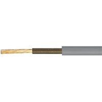 Zexum Grey 2.5mm 24A Brown Meter Tails 6181Y Round PVC/PVC Harmonised Cable - 1 Meter