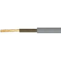 Zexum Grey 10mm 65A Brown Meter Tails 6181Y Round PVC/PVC Harmonised Cable - 25 Meter