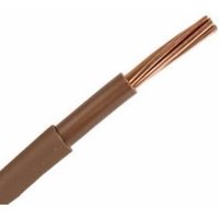 Zexum Brown 25mm 97A Brown Meter Tails 6181Y Round PVC/PVC Harmonised Cable - 5 Meter