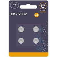 Eureka CR2032 3V Lithium Battery 4 pack