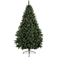 Premier Decorations Rocky Mountain Pine Tree PVC Tips with Cones, 2.4m