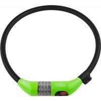 Burg Wachter 80cm Combination Locking Cable , Light Green