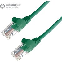 Connekt Gear 1.5m RJ45 CAT5e UTP Stranded Flush Moulded Network Cable - 24AWG - Green