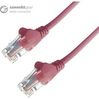 Connekt Gear 1.5m RJ45 CAT5e UTP Stranded Flush Moulded Network Cable - 24AWG - Pink