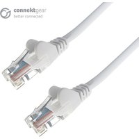 Connekt Gear 1.5m RJ45 CAT5e UTP Stranded Flush Moulded Network Cable - 24AWG - White