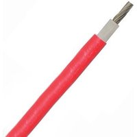 Zexum 4mm Red Single Core TUV PV1-F Solar Photovoltaic PV Cable - 50 Meter
