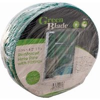 Green Blade 30M X 1/2" 3 Ply Reinforced Hose Pipe With Fittings