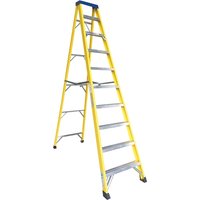 Norslo 9 Step Plus Tray Fibre Glass Step Ladder