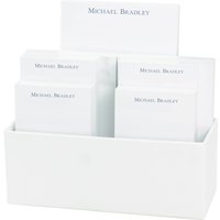 Highland 7-Tablet Set - White with Linen holder