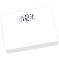 Delavan Monogram Agenda - White REFILL