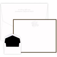 Classic Monogram Apex Card - Embossed