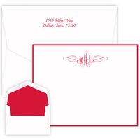 Sienna Monogram Card - Raised Ink