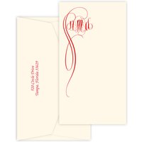 Fiona Monogram Chesapeake Card - Raised Ink