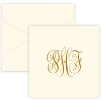 Henley Monogram Portrait Enclosure - Raised Ink