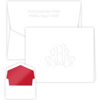 Heartfield Monogram Note - Embossed