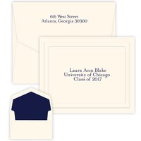 Almond Note - Raised Ink