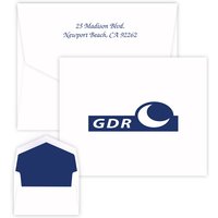 Your Logo Folding Note- Raised Ink