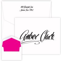 Style Oversized Note - Raised Ink