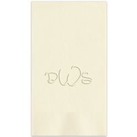 Anthony Monogram Guest Towel - Embossed