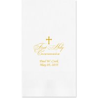 First Holy Communion Guest Towel - Foil-Pressed