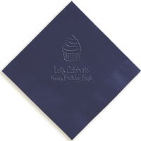 Birthday Napkin - Embossed