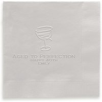 Cocktail Napkin - Embossed