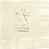 Animal Napkin - Embossed