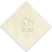 Autumn Napkin - Embossed