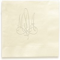 Roberta Monogram Napkin - Embossed