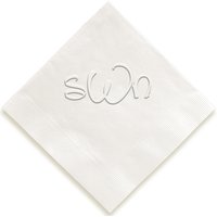 Anthony Monogram Napkin - Embossed