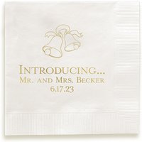 Wedding Napkin - Foil-Pressed