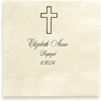 Religious Napkin - Foil-Pressed