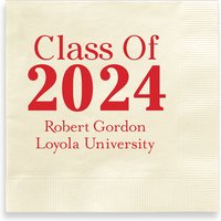 Congrats Graduate Napkin - Foil-Pressed