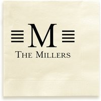 Millport Foil-Pressed Napkin