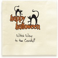 Happy Halloween Napkin - Printed