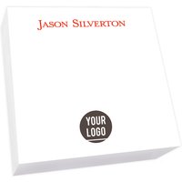 Your Logo Memo Square - White REFILL