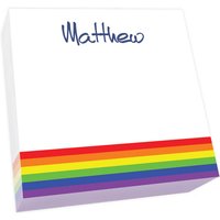 Rainbow Memo Square - White Refill