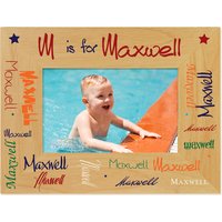 All About You Primary Printed Picture Frame