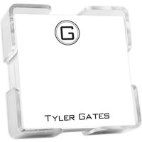 Crest Petite Square - White with holder