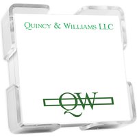 Custom Image Petite Square - White with holder