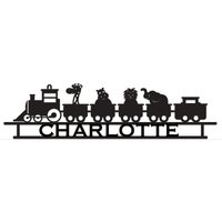 Zoo Train Wall Sign