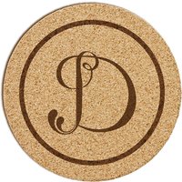 Rockford Initial Cork Coaster