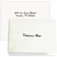 Green Botanical Note - Double Thick