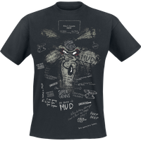 Looney Tunes T-Shirt - Wile E. Coyote - Inner Thoughts GITD - S bis 4XL - für Männer - Größe M - schwarz  - EMP exklusives Merchandise! Looney Tunes T-Shirt - Wile E. Coyote - Inner Thoughts GITD - S bis 4XL - für Männer - Größe M - schwarz  - EMP exklusives Merchandise!